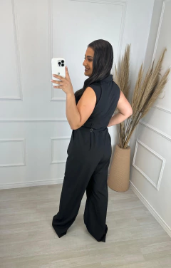 Macacão Pantalona Leona Preto - comprar online