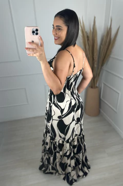 Vestido Longo Debbie Preto C/ Off na internet