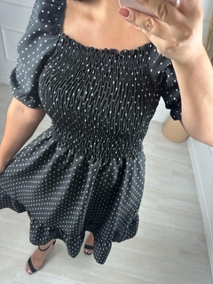 Vestido Juliete Estampado Preto - AUTHENTIC STORE LTDA