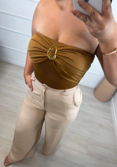 Body Melinda Caramelo - loja online