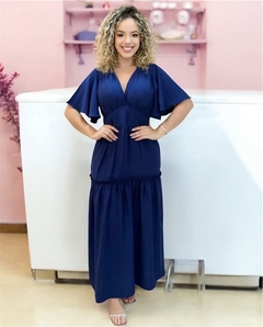 Vestido Longo Manu Azul - AUTHENTIC STORE LTDA