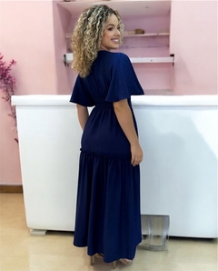 Vestido Longo Manu Azul na internet