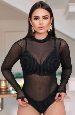 Body Tule Tatiana Preto