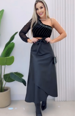 Saia Envelope Lauana Preto