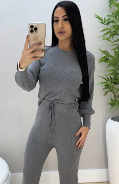 Conjunto Modal Luana Cinza - comprar online