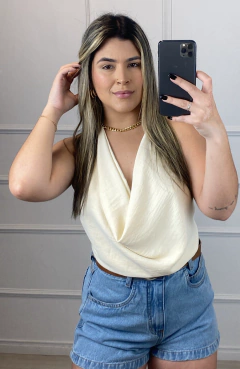 Blusa Multiformas Duna Silvia Creme - comprar online