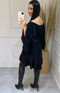 Vestido Bata Atena Preto na internet
