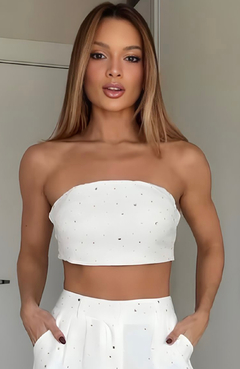 Cropped Strass Geovana Branco