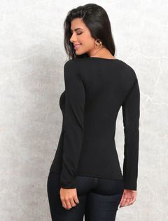 Blusa Termica Poli Preto - comprar online