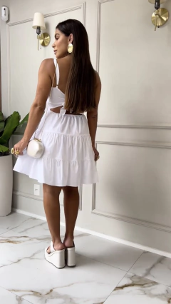 Vestido Curto Aline Branco 318 - comprar online