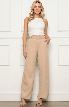 Calça Alfaiataria Carla Nude - comprar online