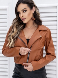 Jaqueta Courino Elegance Caramelo - AUTHENTIC STORE LTDA