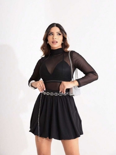 Saia Balonê Elegance Preta Casual Tendência - AUTHENTIC STORE LTDA