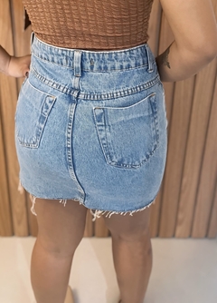 Saia Jeans C/ Botões Jessica 025962 - comprar online