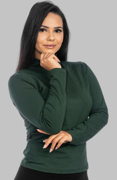 Blusa Gola Alta Lany Verde