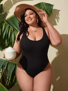 Imagem do Body Plus Size Fátima Preto 1621
