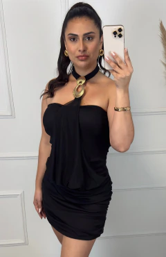 Vestido Tule Night Out Preto