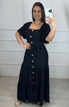 Vestido Longo Deise Preto