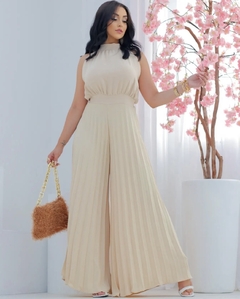 Macacao Plissado Chelsea Nude - AUTHENTIC STORE LTDA
