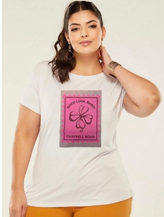 T-Shirt Good Luck, Babe! Off White na internet
