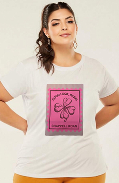 T-Shirt Good Luck, Babe! Off White - comprar online