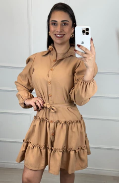 Vestido Alfaiataria Bianca Nude - comprar online
