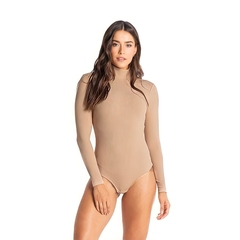 Body Canelado Gola Alta Nude - AUTHENTIC STORE LTDA