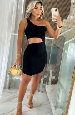Vestido Curto Bia Preto - comprar online
