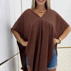 Blusa Bata Capa Marrom - AUTHENTIC STORE LTDA