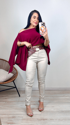 Blusa Bata Capa Marsala - AUTHENTIC STORE LTDA