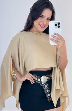 Blusa Bata Capa Nude - comprar online