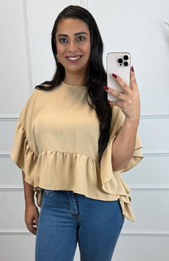 Blusa Bata Rachel Nude - comprar online