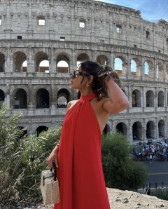 Vestido Longo Milano Vermelho - loja online