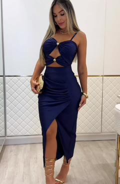 Conjunto Cirre Felicia Azul Marinho - comprar online
