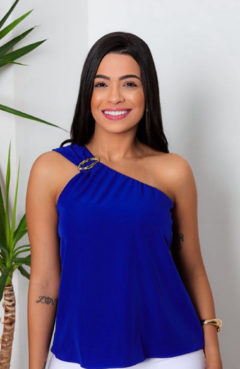 Regata Camila Azul Bic - comprar online