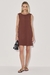 Vestido laço marrom - Chic Noah/ Elegante e atemporal