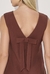 Vestido laço marrom - loja online