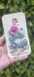 Hair Clip com Flor e laço jeans