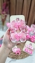 Laço Cor de Rosa com Pompom