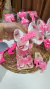 Laço Boutique Rosa com Branco - comprar online