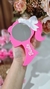 Espelho Silhueta Boneca Rosa - comprar online
