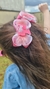 Laço Cor de Rosa com Pompom - loja online