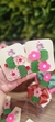 Hair Clip Flor Glitter