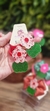 Duplinha de Flor Glitter - comprar online