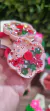 Duplinha de Flor Vermelho Confete - comprar online