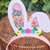 Tiara Orelhinha Coelho com Confetes e mini Flores na internet