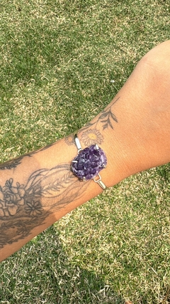 Bracelete Druza Ametista - comprar online