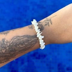 Pulseira cascalho Madrepérola