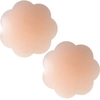 Par Protetor De Mamilo Tapa Bico do Seio Aréola Flexível Silicone Reutilizável Lavável Adesivo Flor