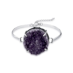 Bracelete Druza Ametista